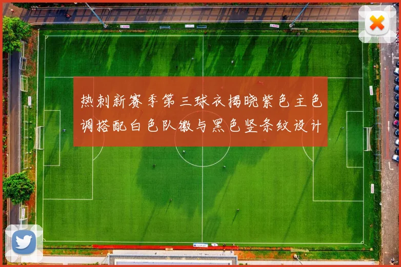 热刺新赛季第三球衣揭晓紫色主色调搭配白色队徽与黑色竖条纹设计