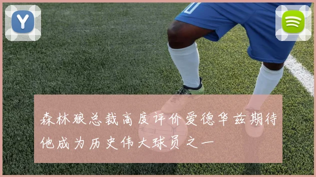 森林狼总裁高度评价爱德华兹期待他成为历史伟大球员之一